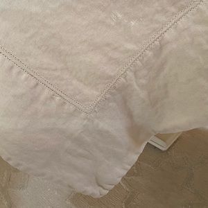 Linen Double Hemstitch Tablecloth